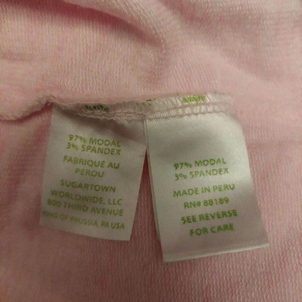 Lilly Pulitzer luxletic oversize blush pink long sleeve top small - Picture 13 of 13